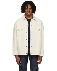 A.P.C. Beige Elvis Denim Jacket Aad