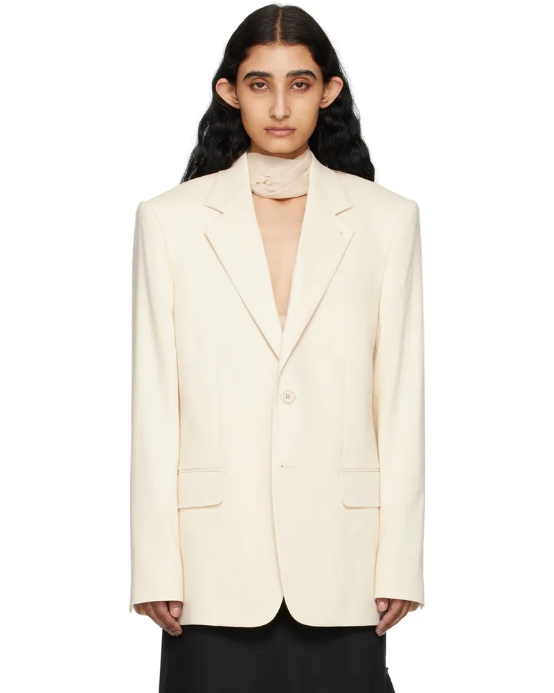 Helmut Lang Off-White Classic Blazer Summer