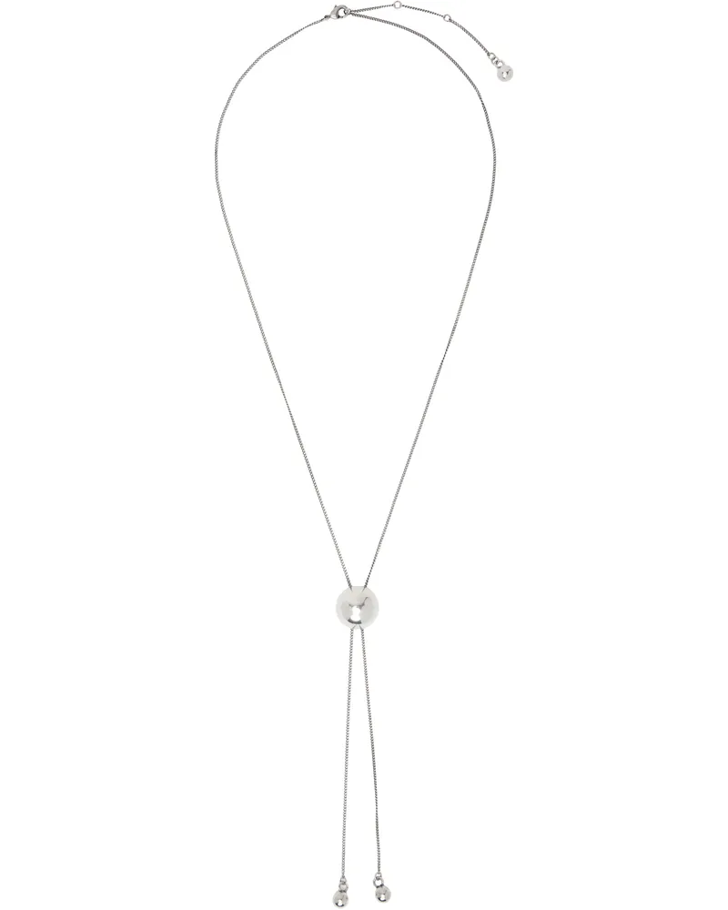 Christophe Lemaire Silver Rattle Bolo Tie Necklace Bk927