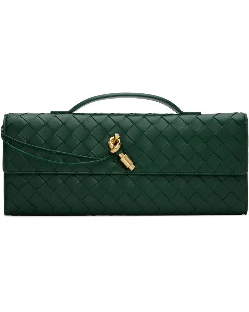 Bottega Veneta Green Andiamo Clutch 3050
