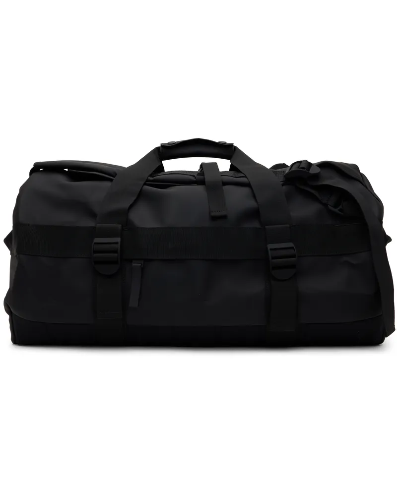 RAINS Black Texel Duffle Bag Black