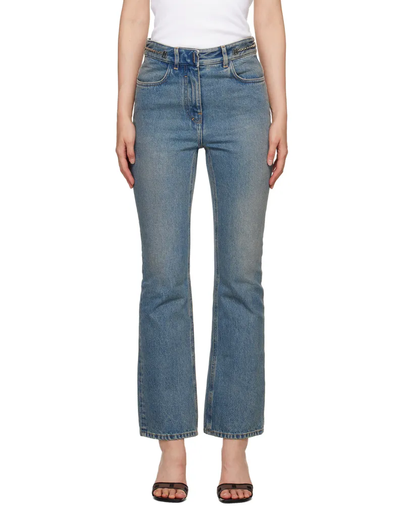 Givenchy Blue Chain Link Jeans 420-medium