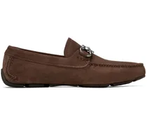 Brown Gancini Ornament Driver Loafers