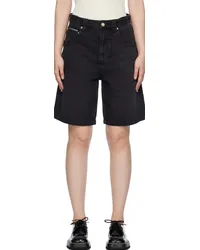 Eytys SSENSE Exclusive Black Keanu Denim Shorts Black