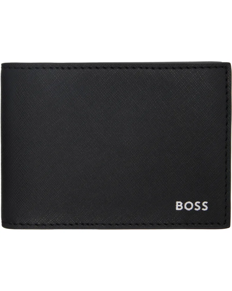 HUGO BOSS Black Foil Logo Wallet 001-black