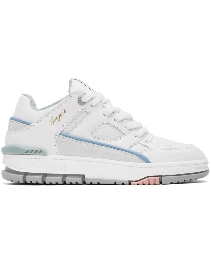 Axel Arigato White & Blue Area Lo Sneakers White
