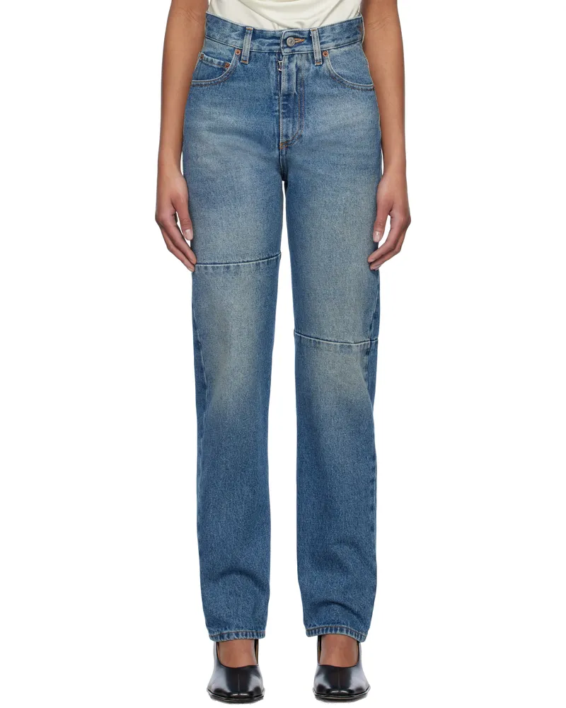Maison Margiela Blue Paneled Jeans 965