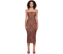 Brown Lila Midi Dress