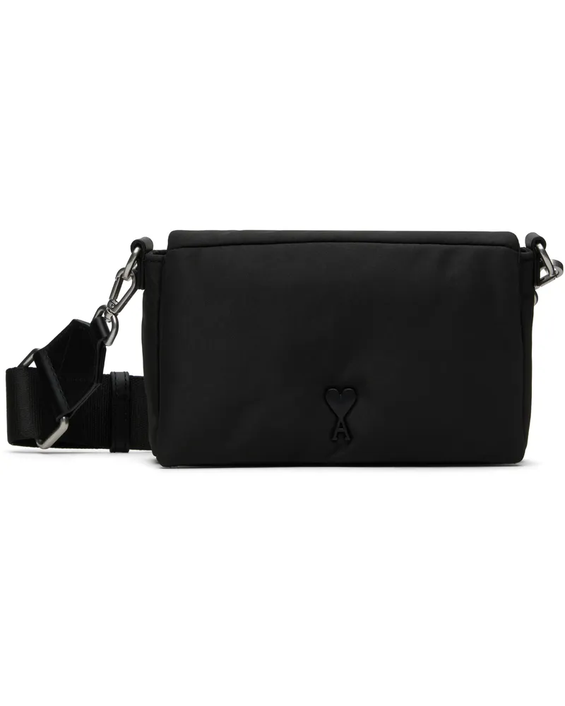 AMI Paris Black Ami de Coeur Lunch Box Bag 001