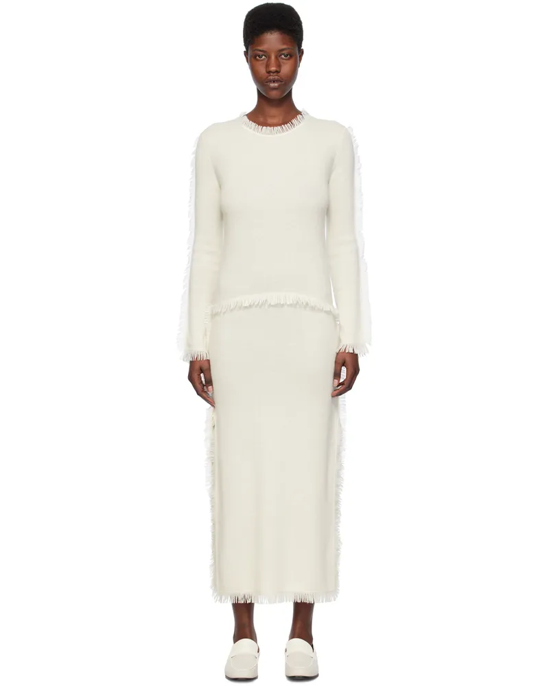 Lisa Yang Off-White Jordyn Maxi Dress Cr