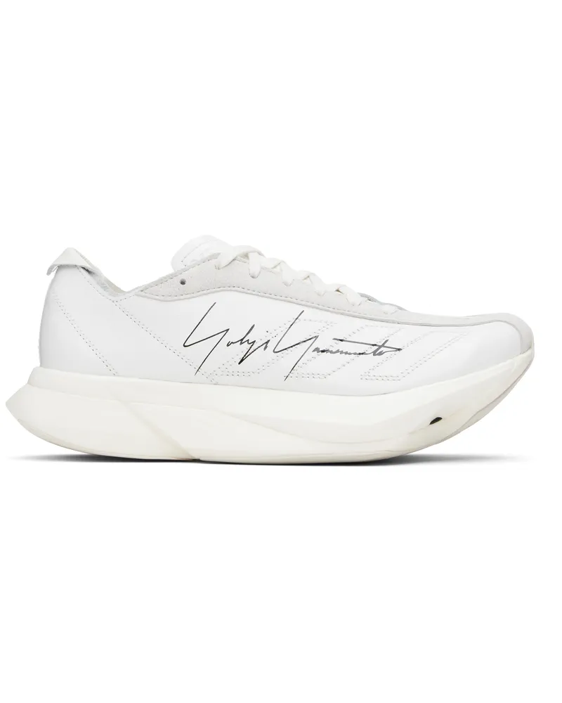 Y-3 White Adios Pro 3.0 LX Sneakers White