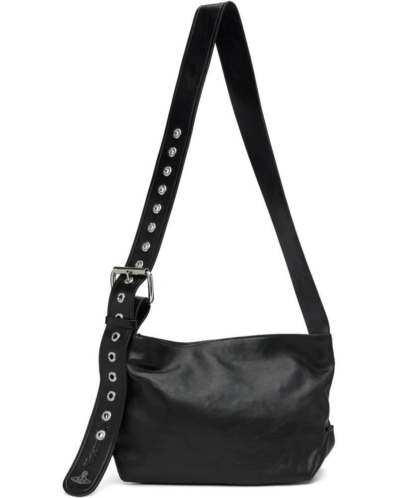 Vivienne Westwood Black Maxime Small Crossbody Bag N401
