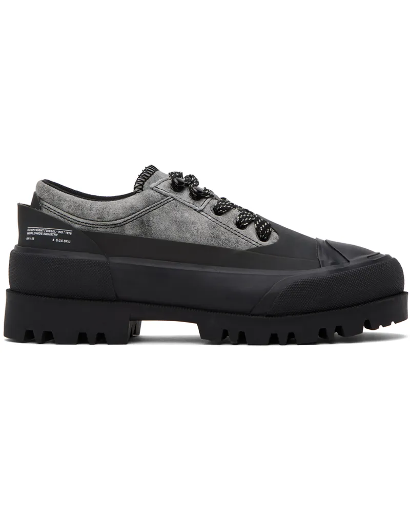 Diesel Gray & Black D-Hiko Sh X Derbys H9834