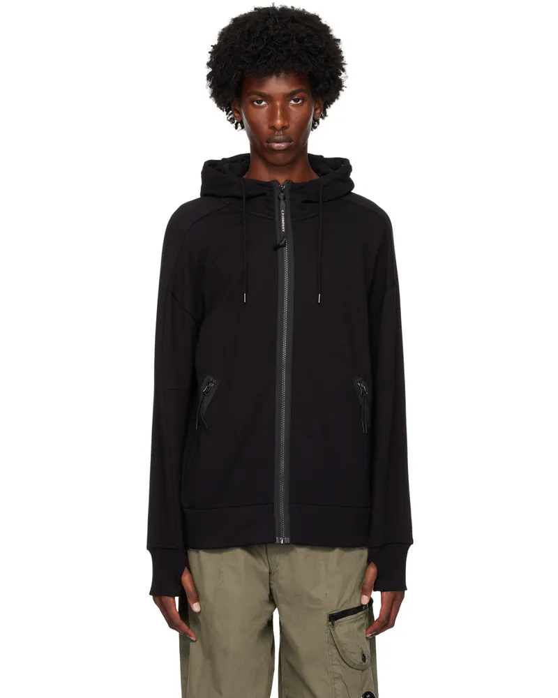 C.P. Company Black Goggle Hoodie 999