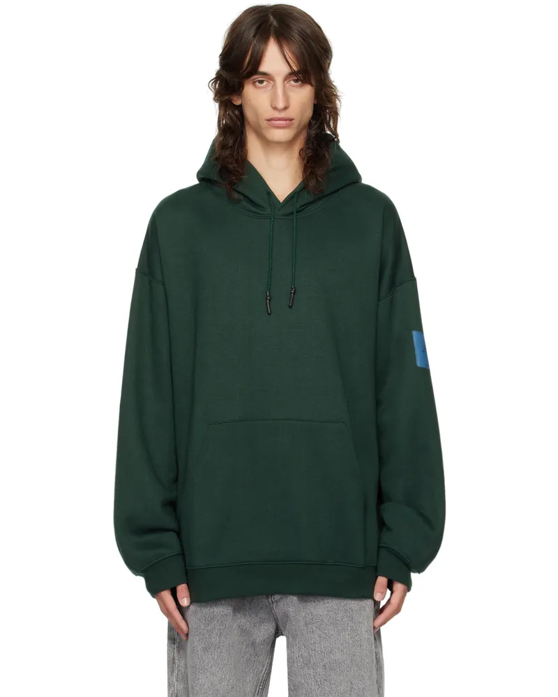 N.HOOLYWOOD Green Drawstring Hoodie Dark