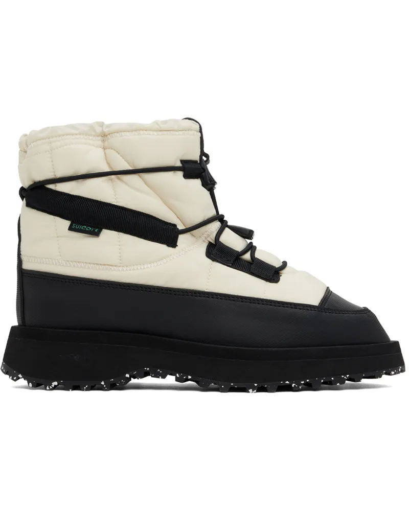 SUICOKE Off-White BOWER-Rab-ECO Boots Ivory