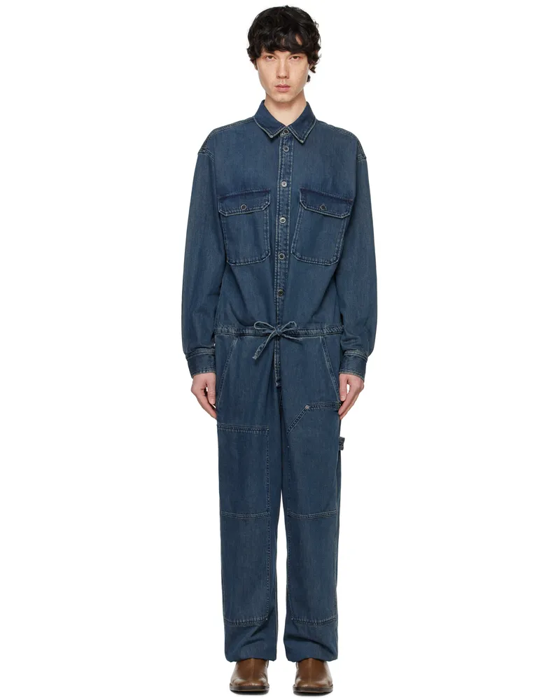 Isabel Marant Blue Otilie Denim Jumpsuit 30fb