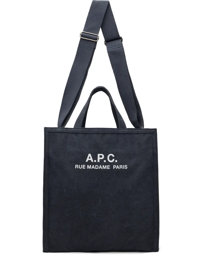 A.P.C. Navy Récupération Shopping Tote Iai