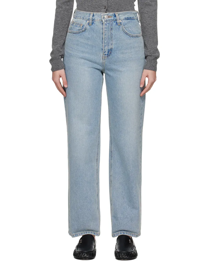 Dunst Blue Loose Fit Jeans Light