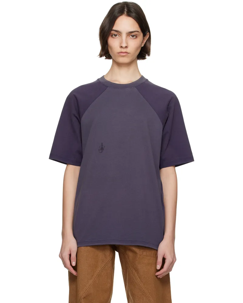 J.W.Anderson Navy Garment Dye Oversized T-shirt 888