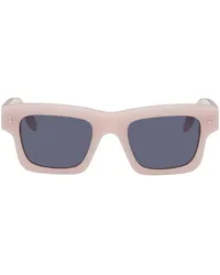 J.W.Anderson SSENSE Exclusive Pink Wayfarer Sunglasses Pale