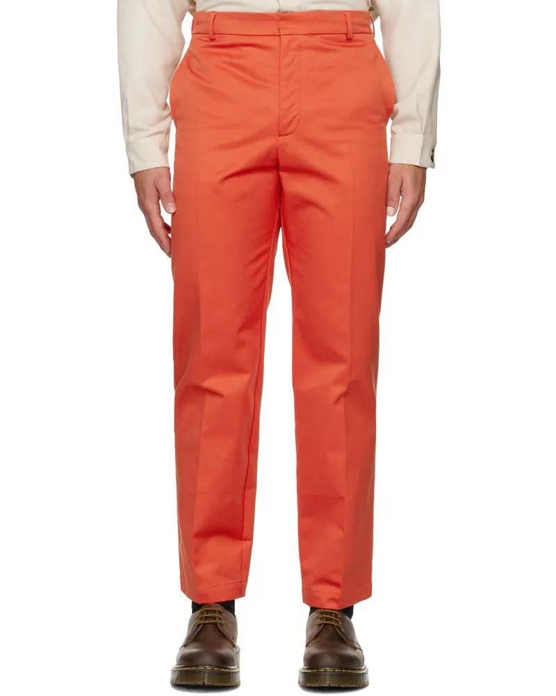 Labrum Orange Tailored Trousers Orange