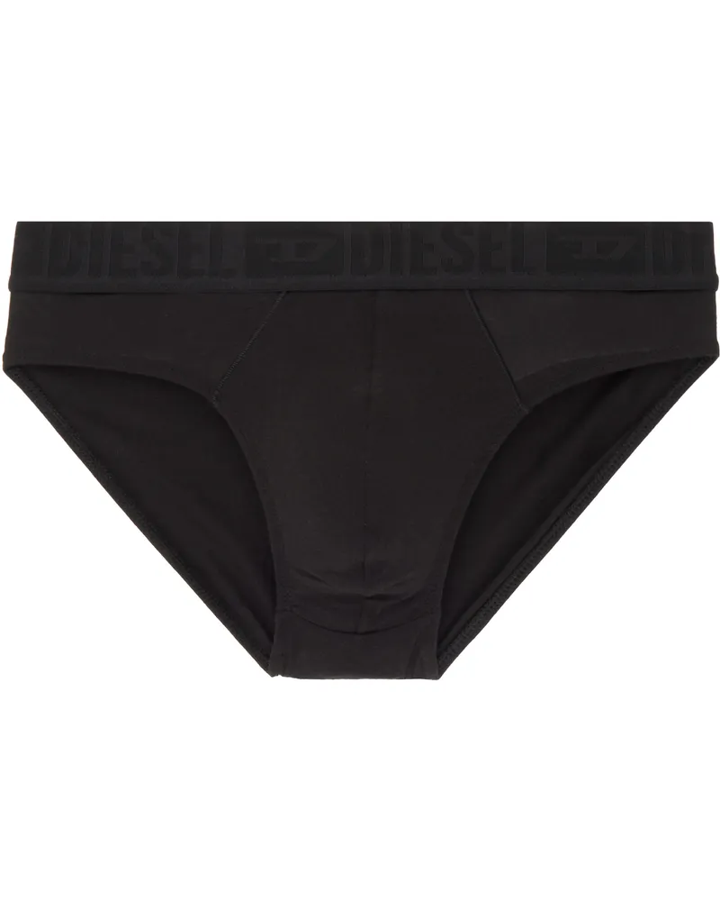 Diesel Three-Pack Black Roy-D-Mono Briefs E4101