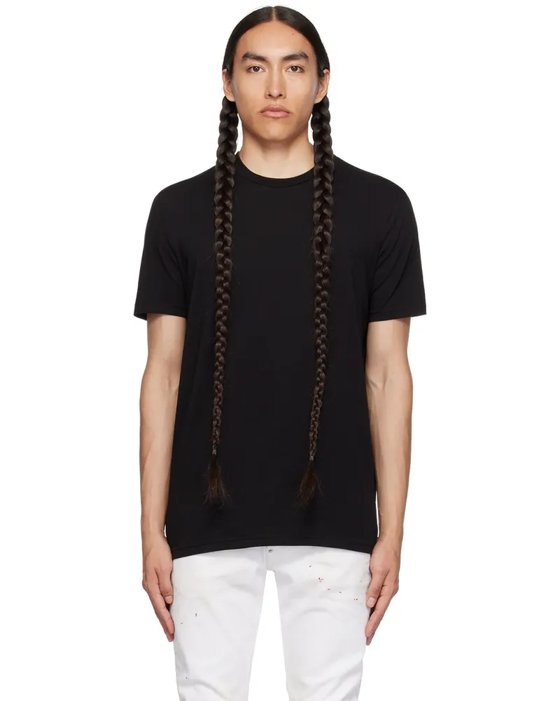 Dsquared2 Two-Pack Black Basic T-Shirt 001