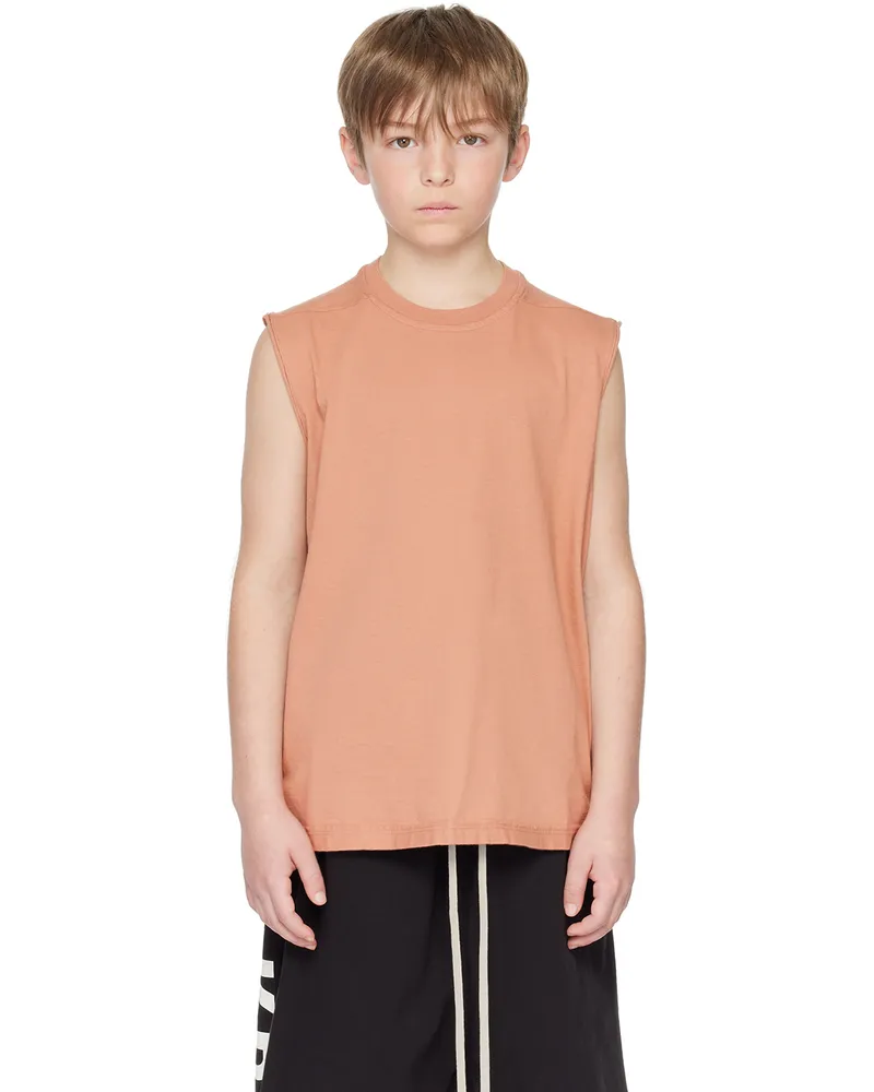 Rick Owens Kids Pink Tarp Tank Top 13