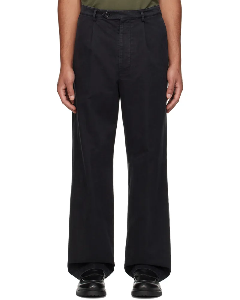 Bally Black Darted Trousers Black