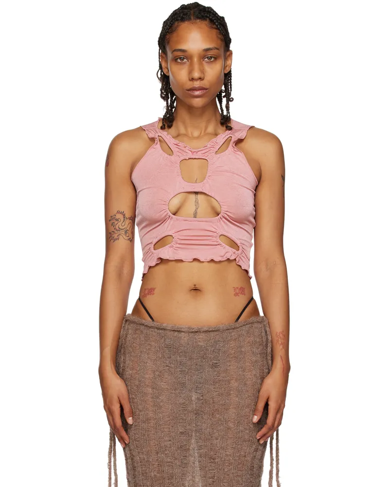 TYRELL SSENSE Exclusive Pink Tank Top Bubblegum