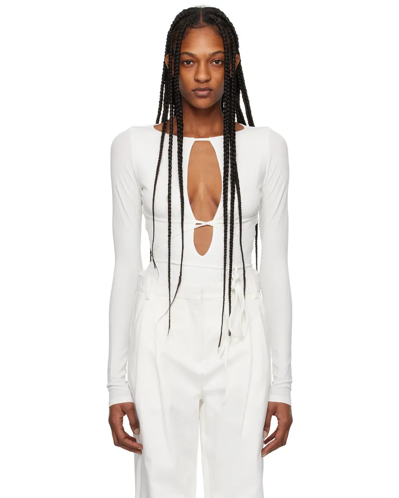 TOVE White Jennifer Bodysuit White