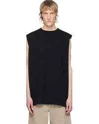 N.HOOLYWOOD Black Crewneck Tank Top Black