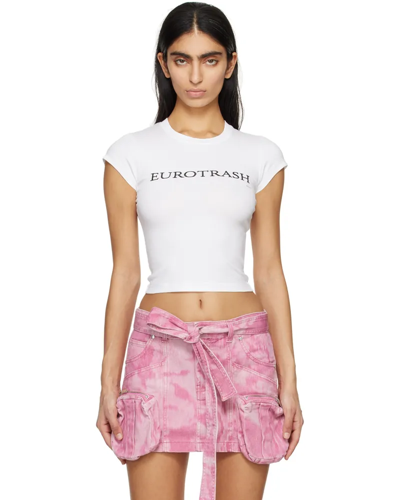 Eytys White Zion T-Shirt Eurotrash