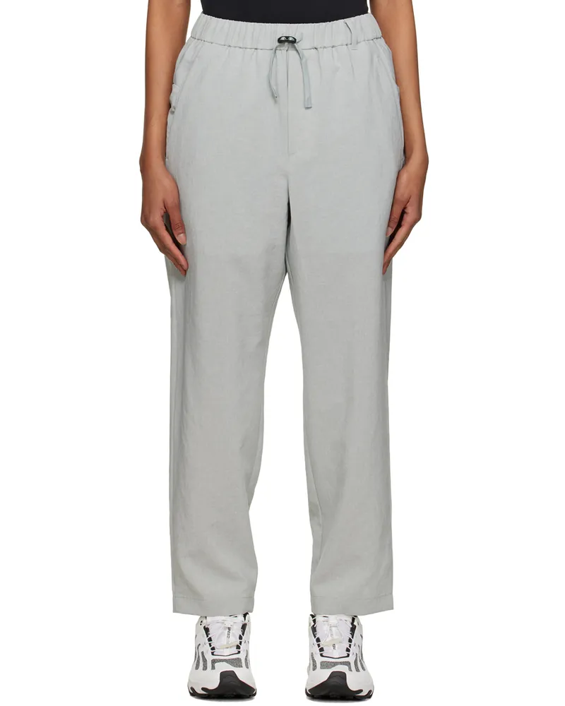 Snow Peak Gray Poplin Trousers Lgy