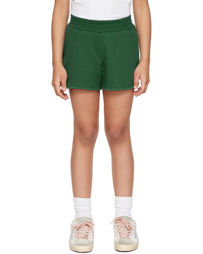 Golden Goose Kids Green Glittered Shorts 35845