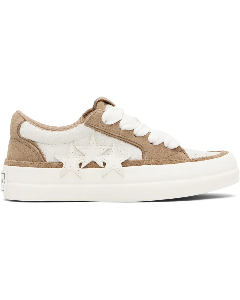 Amiri Beige Sunset Skate Sneakers Camel