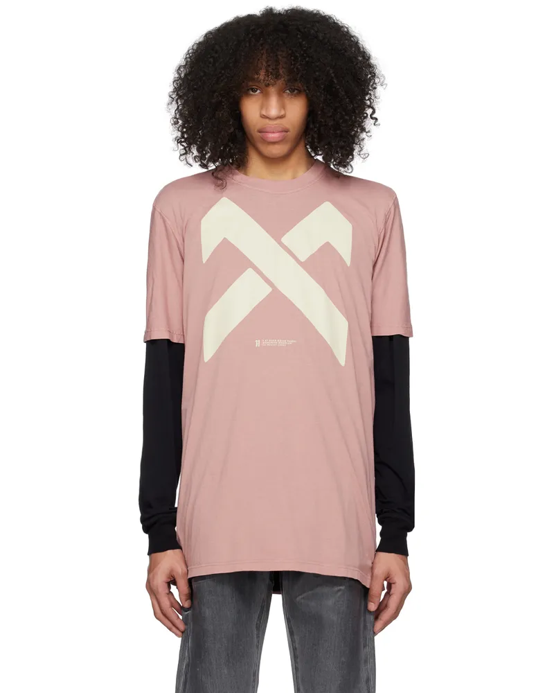 Boris Bidjan Saberi Pink Garment-Dyed T-Shirt Mellow