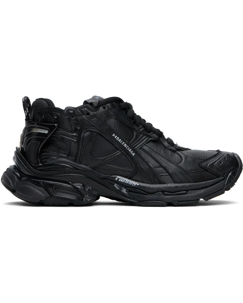 Balenciaga Black Under Armour Edition Runner Ripstop Sneakers 1000