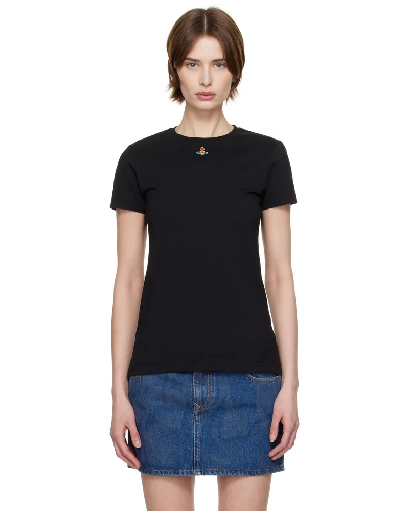 Vivienne Westwood Black Orb Peru T-Shirt N401