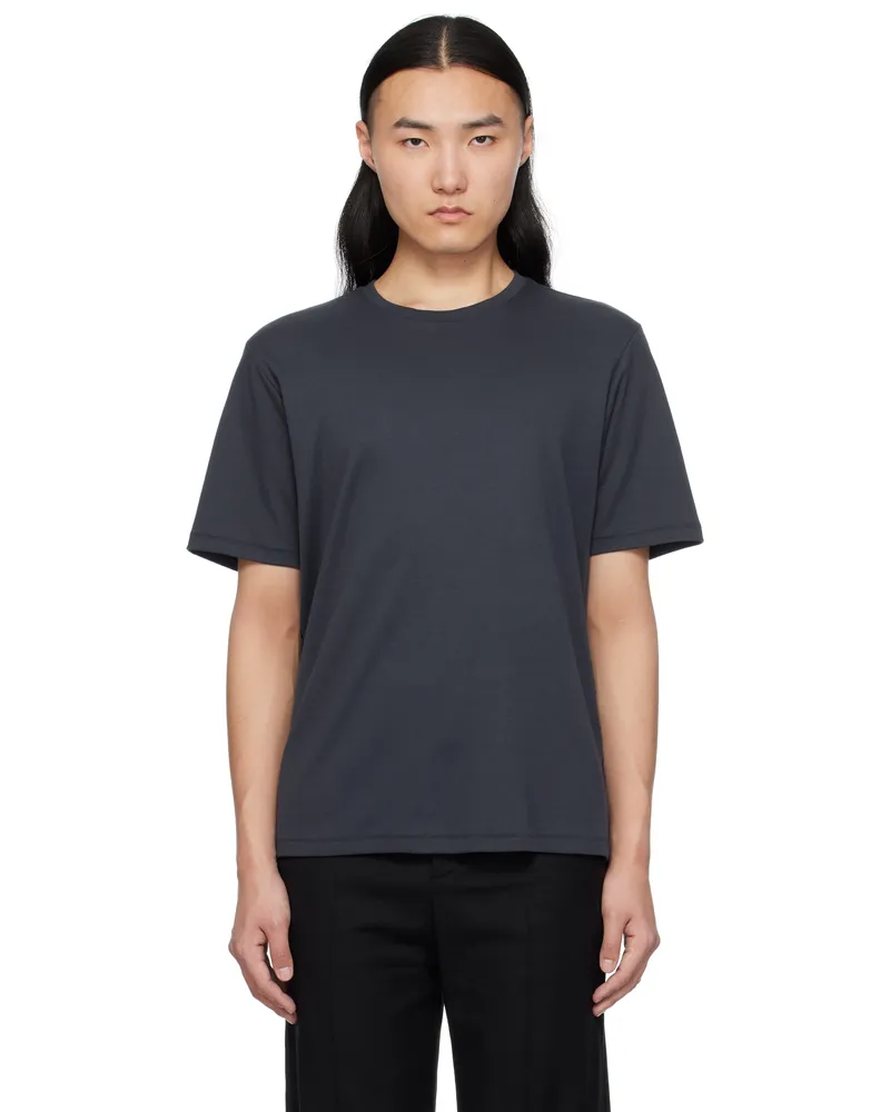 Rag & Bone Gray Pima Cotton T-shirt Salute