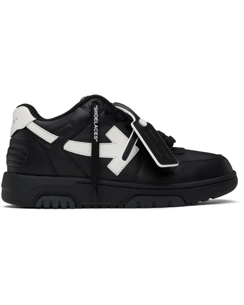 OFF-WHITE Black & White Out Of Office Sneakers Black