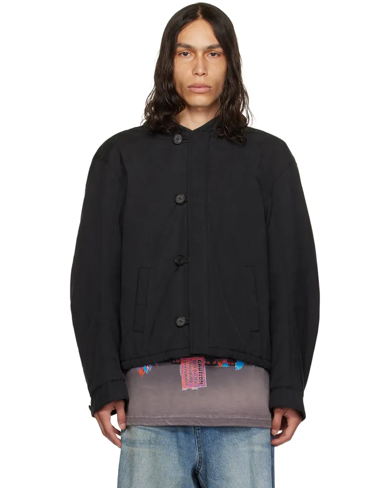 WE 11 DONE Black Sortie Jacket Black