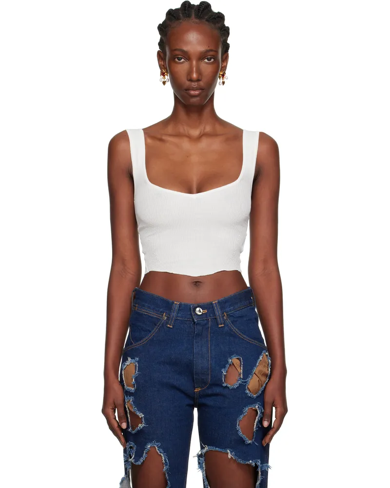 Vivienne Westwood White Sole Bodice Top A401