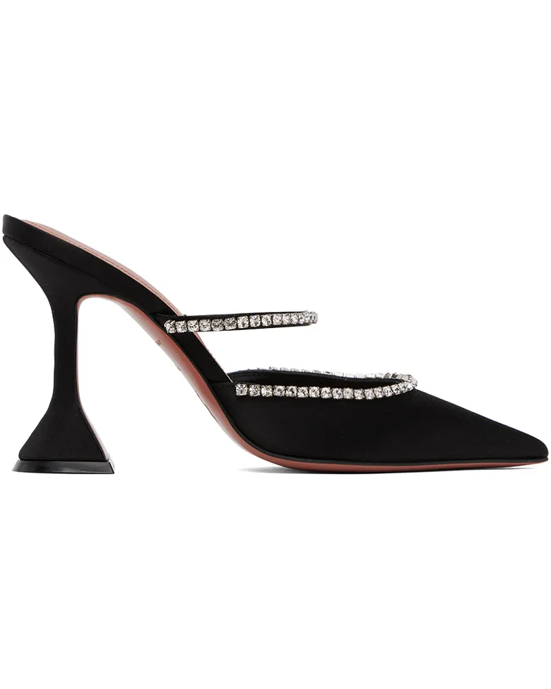 Amina Muaddi Black Gilda Mules Black