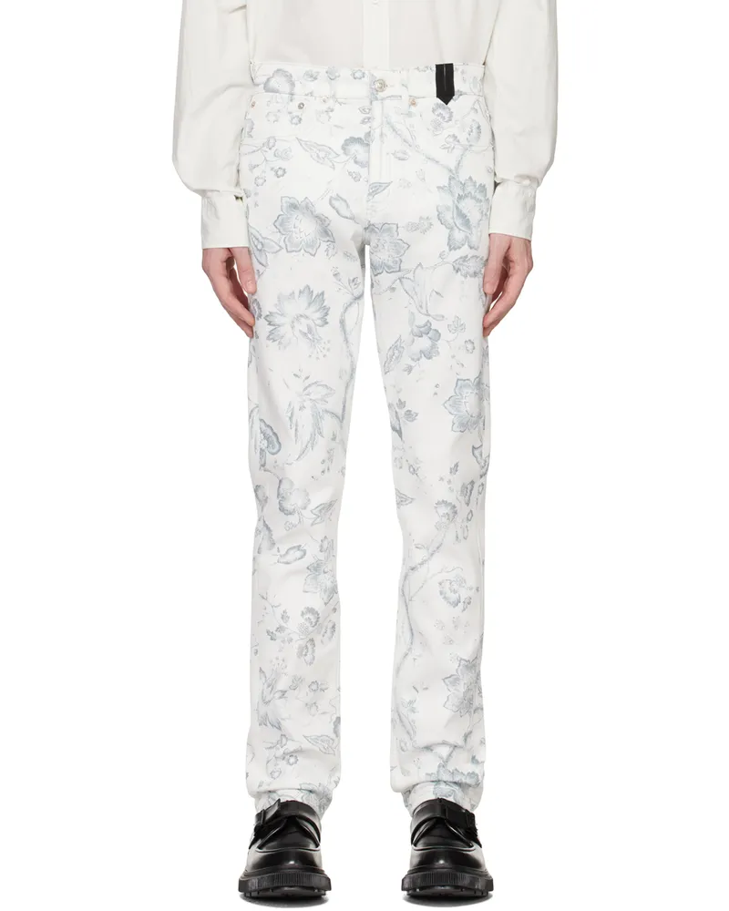Erdem White Oliver Jeans White