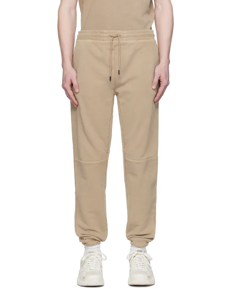 HUGO BOSS Brown Drawstring Sweatpants Open