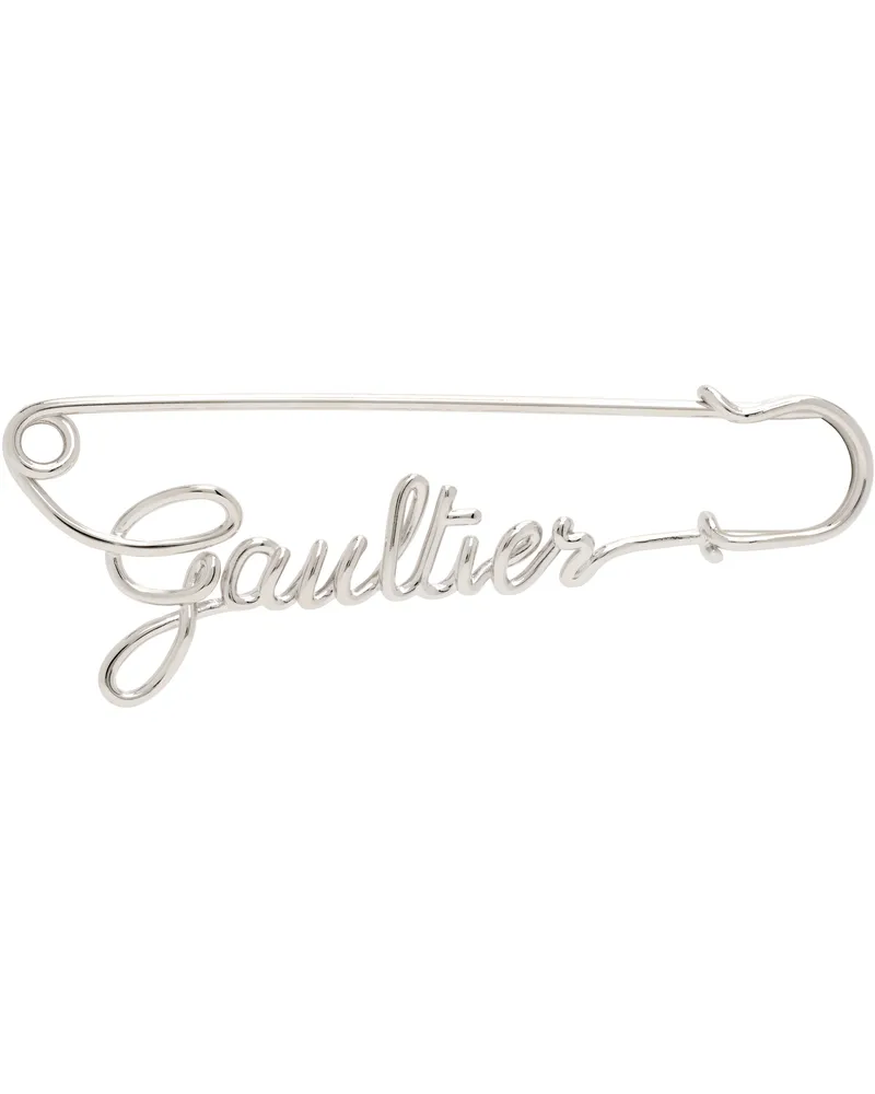 Jean Paul Gaultier Silver 'The Gaultier' Brooch 91