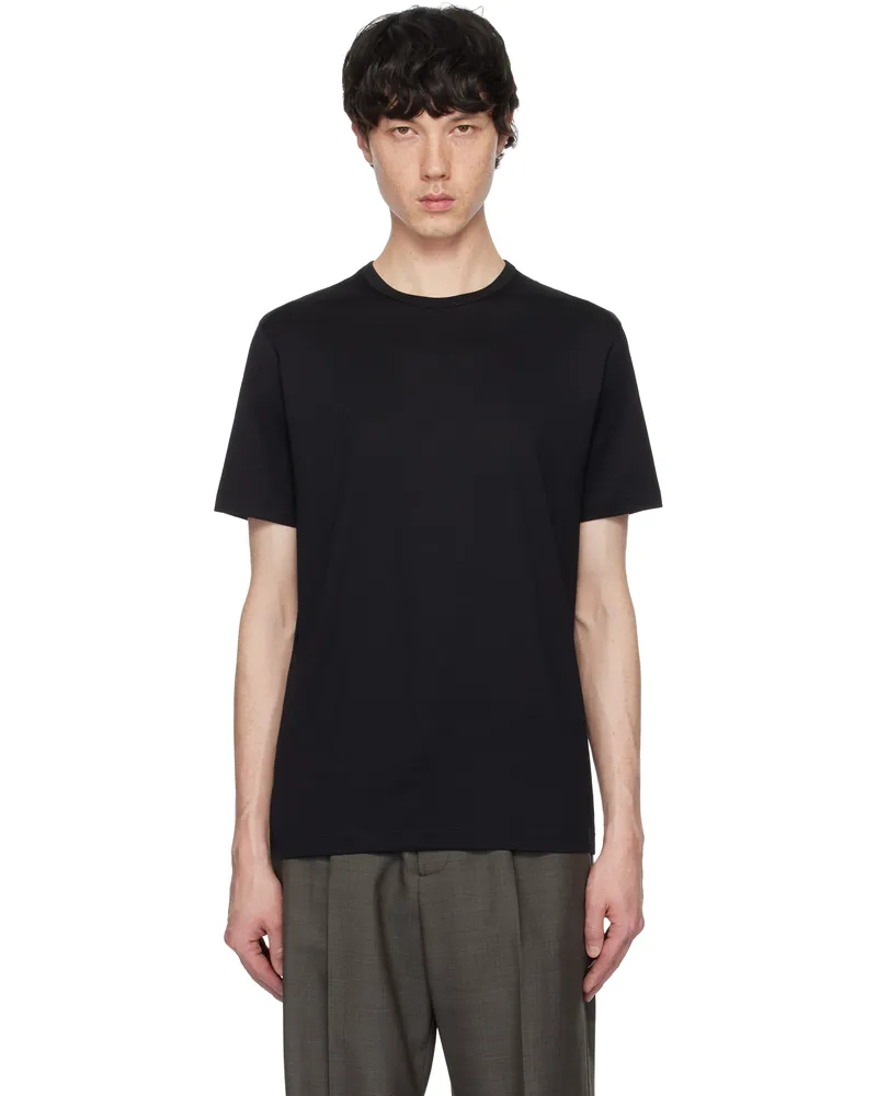 Sunspel Black Classic T-shirt Black