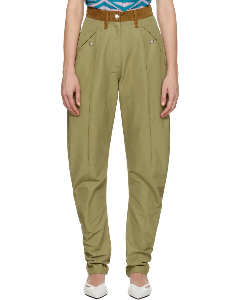 KIKO KOSTADINOV Khaki Chasseur Trousers Olive